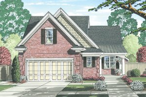 Dream House Plan - Colonial Exterior - Front Elevation Plan #46-843
