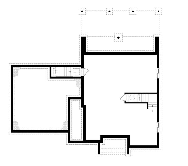 House Blueprint - Unfinished Basement Foundation