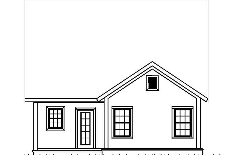 Dream House Plan - Exterior - Rear Elevation for Country House Plan #513-2163 - 4 bed, 3.5 bath