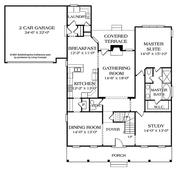 Home Plan - Classical Floor Plan - Main Floor Plan #453-272