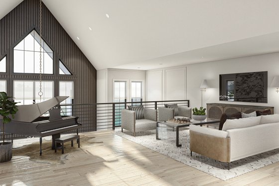 Interior - Other 3 for Modern House Plan #455-528 - 4 bed, 4.5 bath