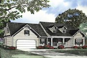 Country Style House Plan - 3 Beds 2 Baths 1923 Sq/Ft Plan #17-3160 