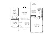 Traditional Style House Plan - 4 Beds 3 Baths 2875 Sq/Ft Plan #1053-55 Floor 
