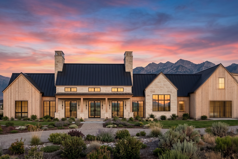 Dream House Plan - Exterior - Front Elevation 4 for Country House Plan #1096-208 - 4 bed, 5.5 bath