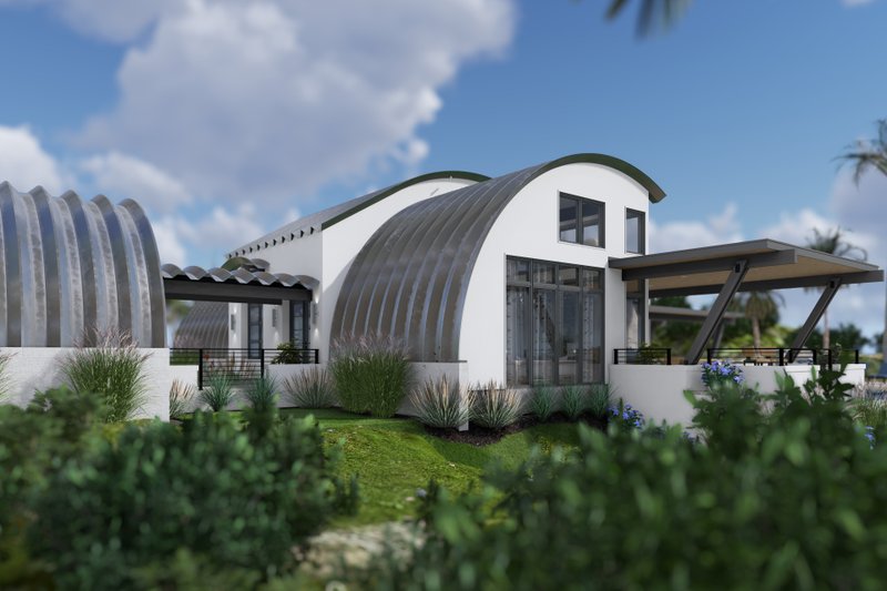 House Design - Exterior - Other Elevation 4 for Barndominium House Plan #120-283 - 3 bed, 2 bath
