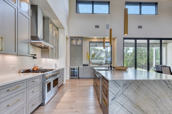 Interior - Kitchen 2 for Modern House Plan #1110-39 - 5 bed, 4.5 bath