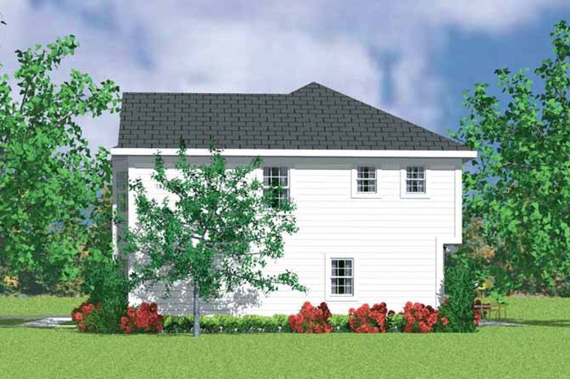 Home Plan - Exterior - Other Elevation 3 for Country House Plan #72-1078 - 3 bed, 2.5 bath