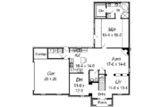 European Style House Plan - 6 Beds 3.5 Baths 3059 Sq/Ft Plan #329-285 
