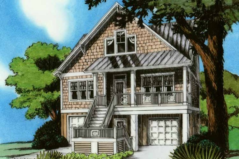 Dream House Plan - Country Exterior - Front Elevation Plan #991-19