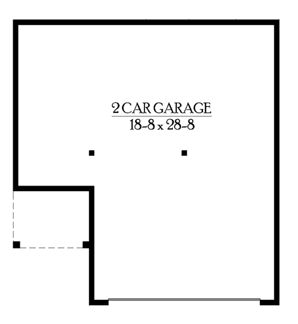 Home Plan - Craftsman Floor Plan - Lower Floor Plan #132-286