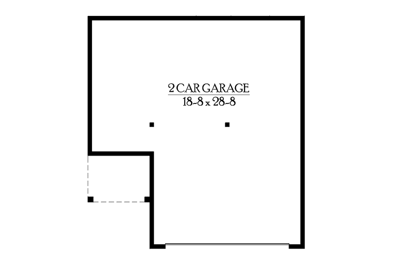 Home Plan - Floor Plan - Lower Floor for Craftsman House Plan #132-286 - 3 bed, 2.5 bath