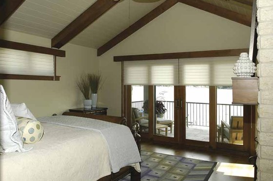 Interior - Master Bedroom for Craftsman House Plan #928-15 - 2 bed, 3 bath