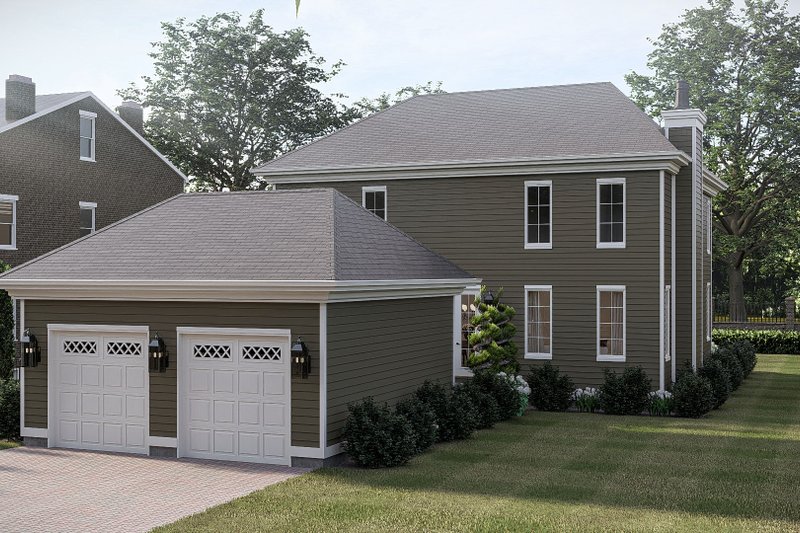 Dream House Plan - Exterior - Other Elevation 2 for Victorian House Plan #455-776 - 4 bed, 2.5 bath