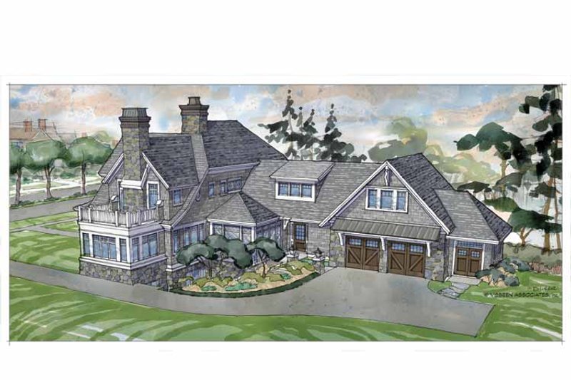 Home Plan - Exterior - Rear Elevation for Craftsman House Plan #928-239 - 4 bed, 3.5 bath