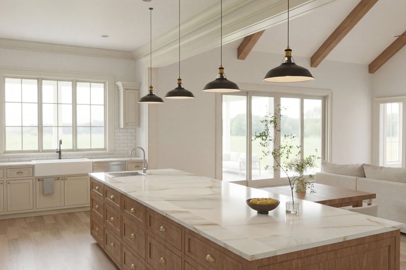 House Blueprint - Interior - Kitchen 2 for Farmhouse House Plan #923-493 - 4 bed, 4.5 bath
