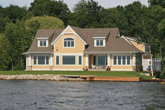 Exterior - Rear Elevation for Craftsman House Plan #928-170 - 3 bed, 4 bath