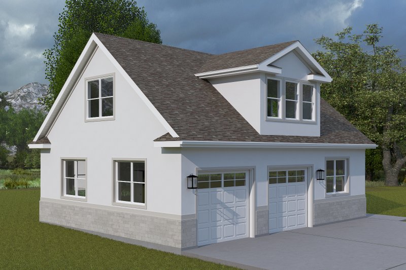 House Design - Exterior - Front Elevation 3 for Traditional House Plan #1060-358, 0 bath