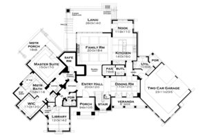 Floor Plan - Other Floor for Cottage House Plan #120-244 - 3 bed, 4 bath