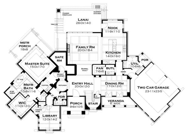 House Plan Design - Cottage Floor Plan - Other Floor Plan #120-244