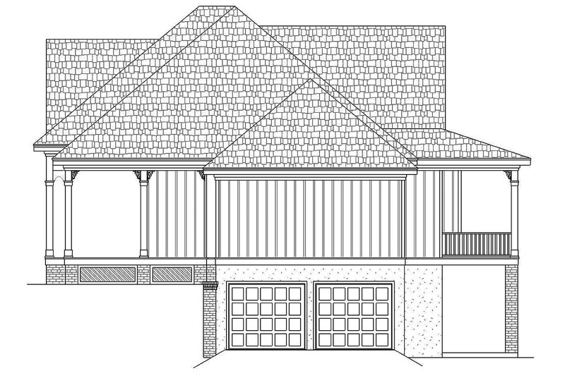 Home Plan - Right Side Elevation
