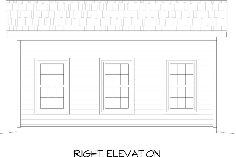 House Blueprint - Exterior - Other Elevation for Southern House Plan #932-875, 0 bath