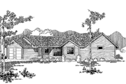 Traditional Style House Plan - 3 Beds 2 Baths 1919 Sq/Ft Plan #60-1036 