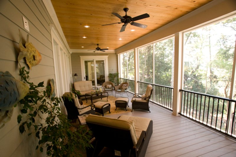 Home Plan - Exterior - Outdoor Living 1 for Country House Plan #37-267 - 5 bed, 4 bath