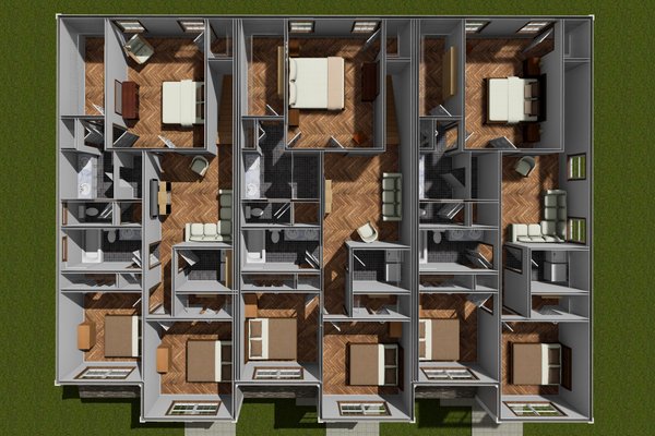 Cottage Floor Plan - Upper Floor Plan #513-2252