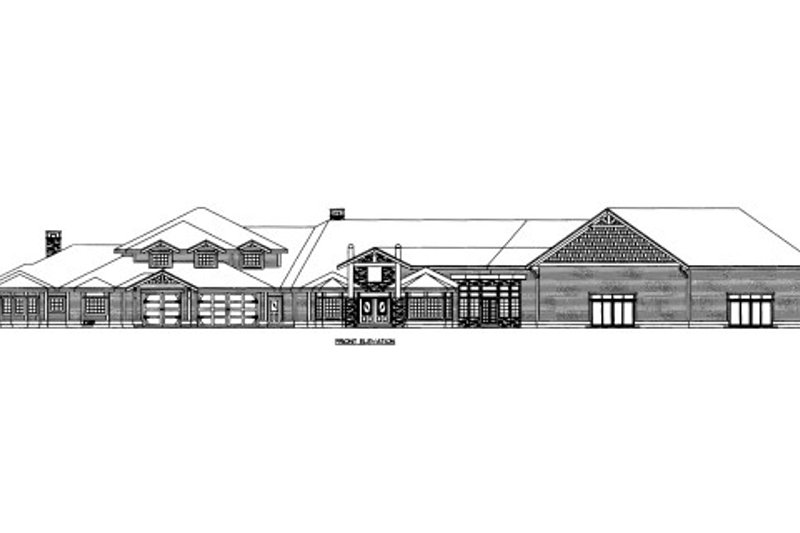 Dream House Plan - Craftsman Exterior - Front Elevation Plan #117-699