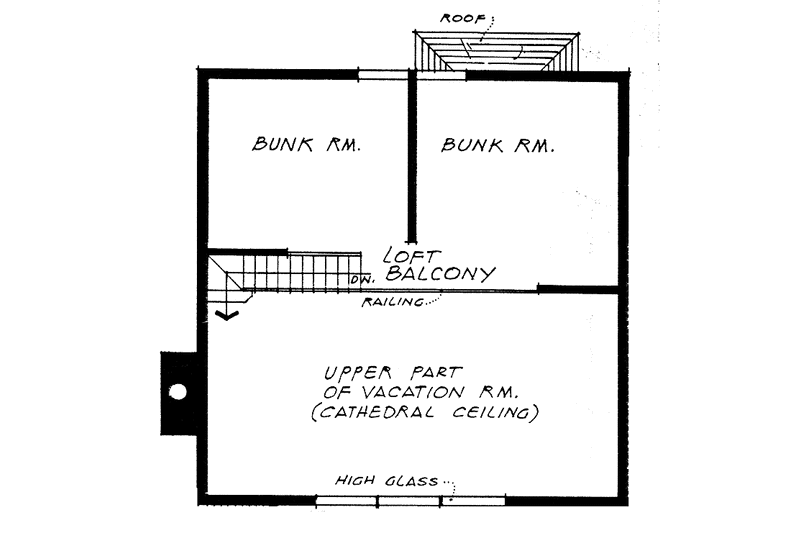 Dream House Plan - Floor Plan - Other Floor for Contemporary House Plan #315-121 - 3 bed, 2 bath