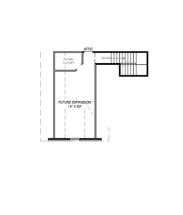 European Floor Plan - Upper Floor Plan #424-295