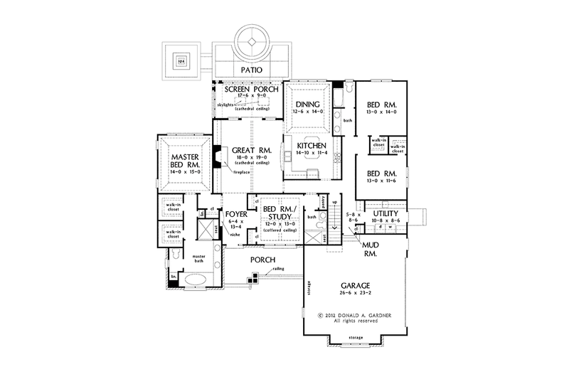 Architectural House Design - Floor Plan - Other Floor for Traditional House Plan #929-963 - 4 bed, 3 bath