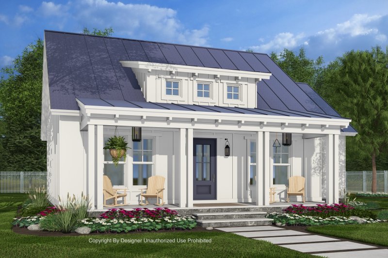 House Plan Design - Exterior - Front Elevation 4 for Bungalow House Plan #51-1441 - 3 bed, 2 bath
