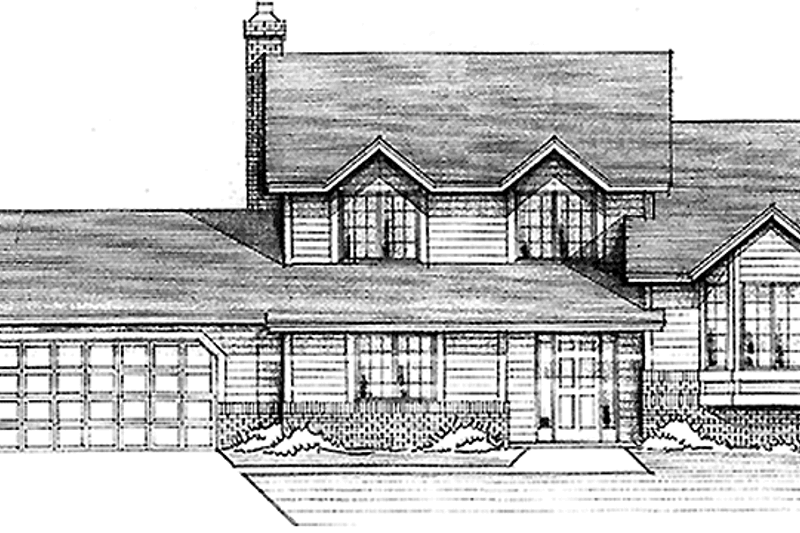 Home Plan - Colonial Exterior - Front Elevation Plan #51-706