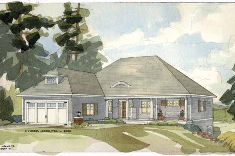 Dream House Plan - Craftsman Exterior - Front Elevation Plan #928-82