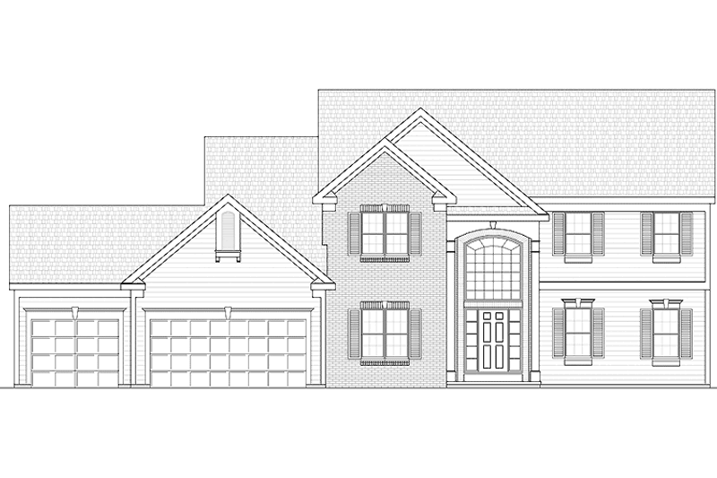 Dream House Plan - Traditional Exterior - Front Elevation Plan #328-391