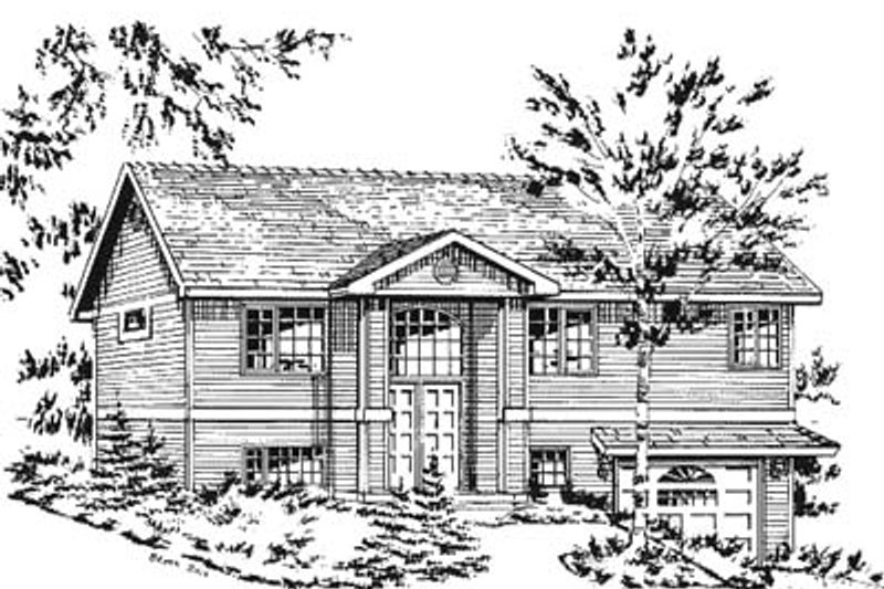 Home Plan - Traditional Exterior - Front Elevation Plan #18-196