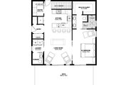 Farmhouse Style House Plan - 1 Beds 1.5 Baths 1024 Sq/Ft Plan #126-176 