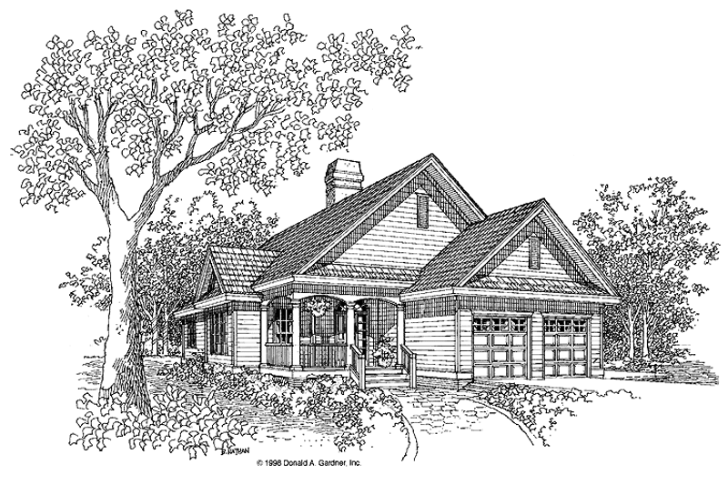 Dream House Plan - Country Exterior - Front Elevation Plan #929-404