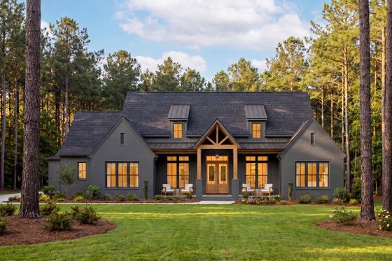 Exterior - Front Elevation 6 for Farmhouse House Plan #430-438 - 3 bed, 3.5 bath