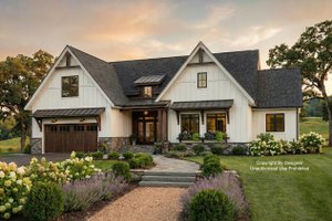 Farmhouse Exterior - Front Elevation Plan #51-1217