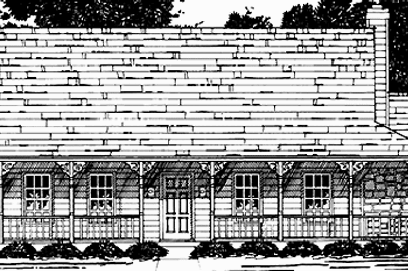 Architectural House Design - Country Exterior - Front Elevation Plan #472-414