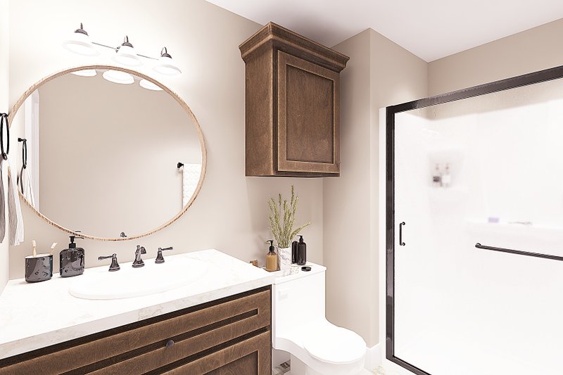 Home Plan - Interior - Bathroom for European House Plan #44-138 - 3 bed, 2 bath