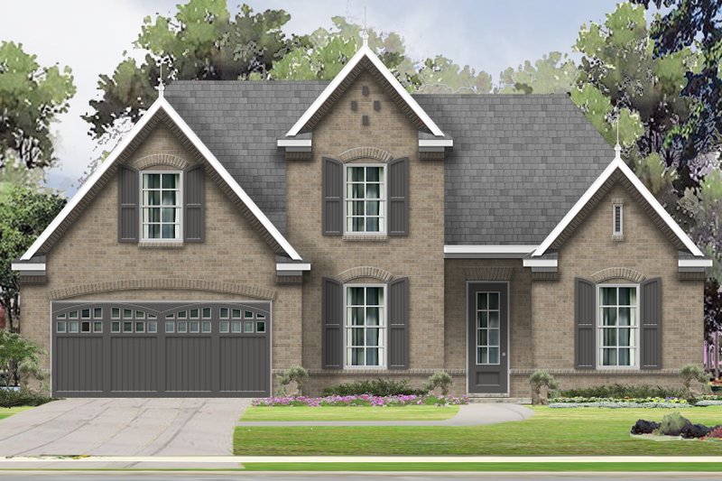 Traditional Style House Plan - 3 Beds 3 Baths 2161 Sq/Ft Plan #424-418
