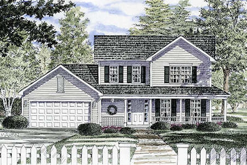 Traditional Style House Plan - 3 Beds 1.5 Baths 1576 Sq/Ft Plan #316-117