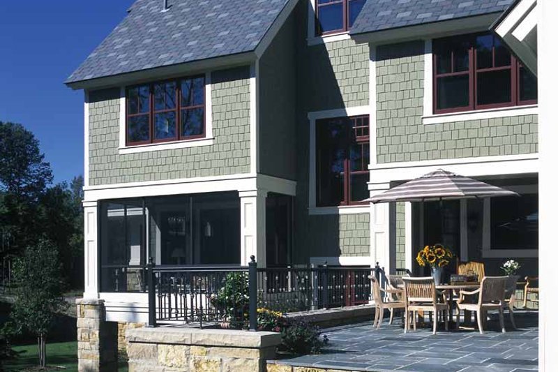 Dream House Plan - Exterior - Rear Elevation 3 for Craftsman House Plan #928-19 - 4 bed, 3.5 bath