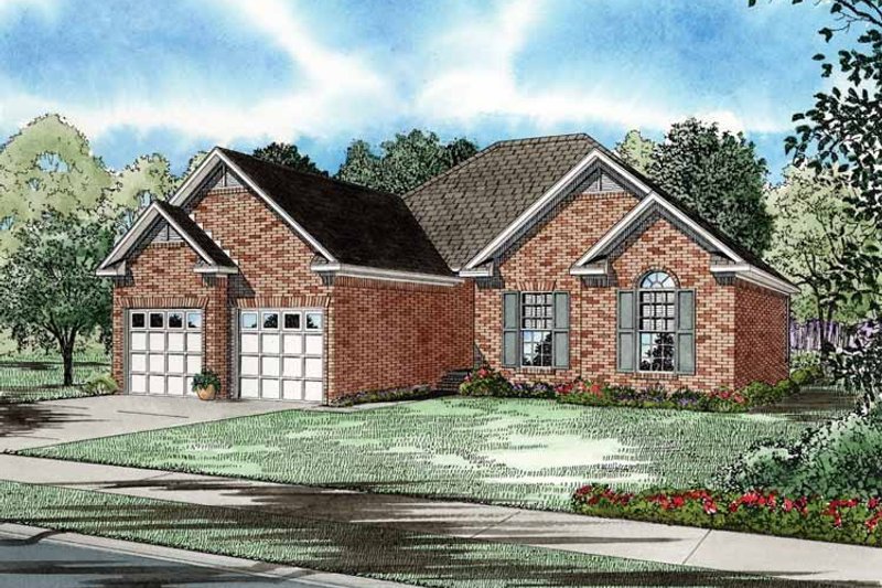 Home Plan - Traditional Exterior - Front Elevation Plan #17-2656