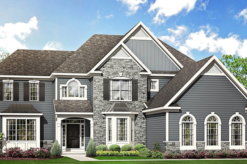 Home Plan - Exterior - Front Elevation 3 for Traditional House Plan #1010-205 - 4 bed, 3 bath