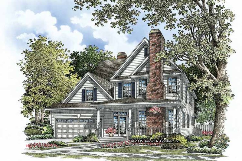 Home Plan - Exterior - Front Elevation 3 for Traditional House Plan #929-787 - 4 bed, 4 bath