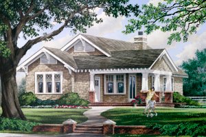 Craftsman Exterior - Front Elevation Plan #137-267